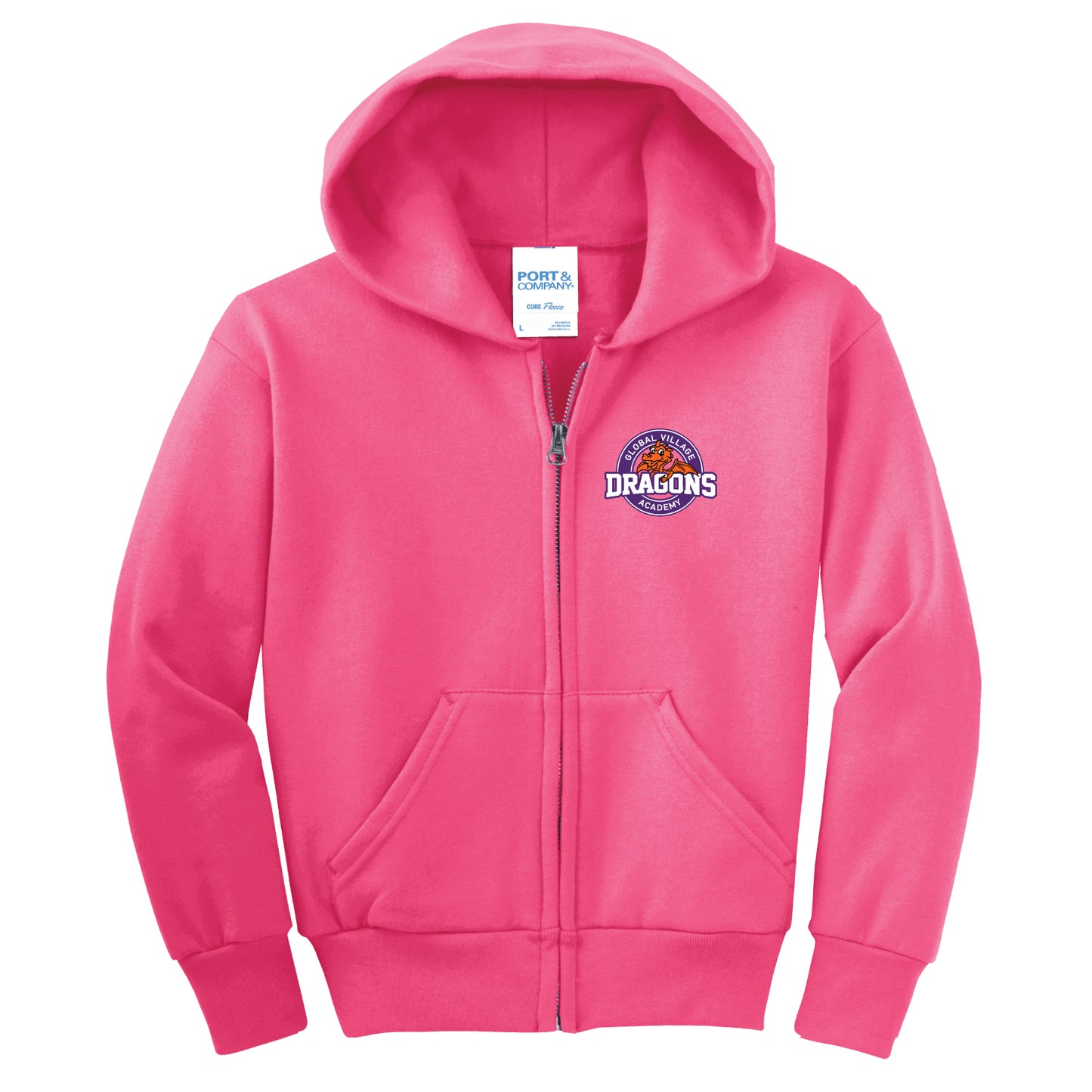GVA Douglas Dragons Zip-Up Hooded Sweatshirt (PC90YZH)