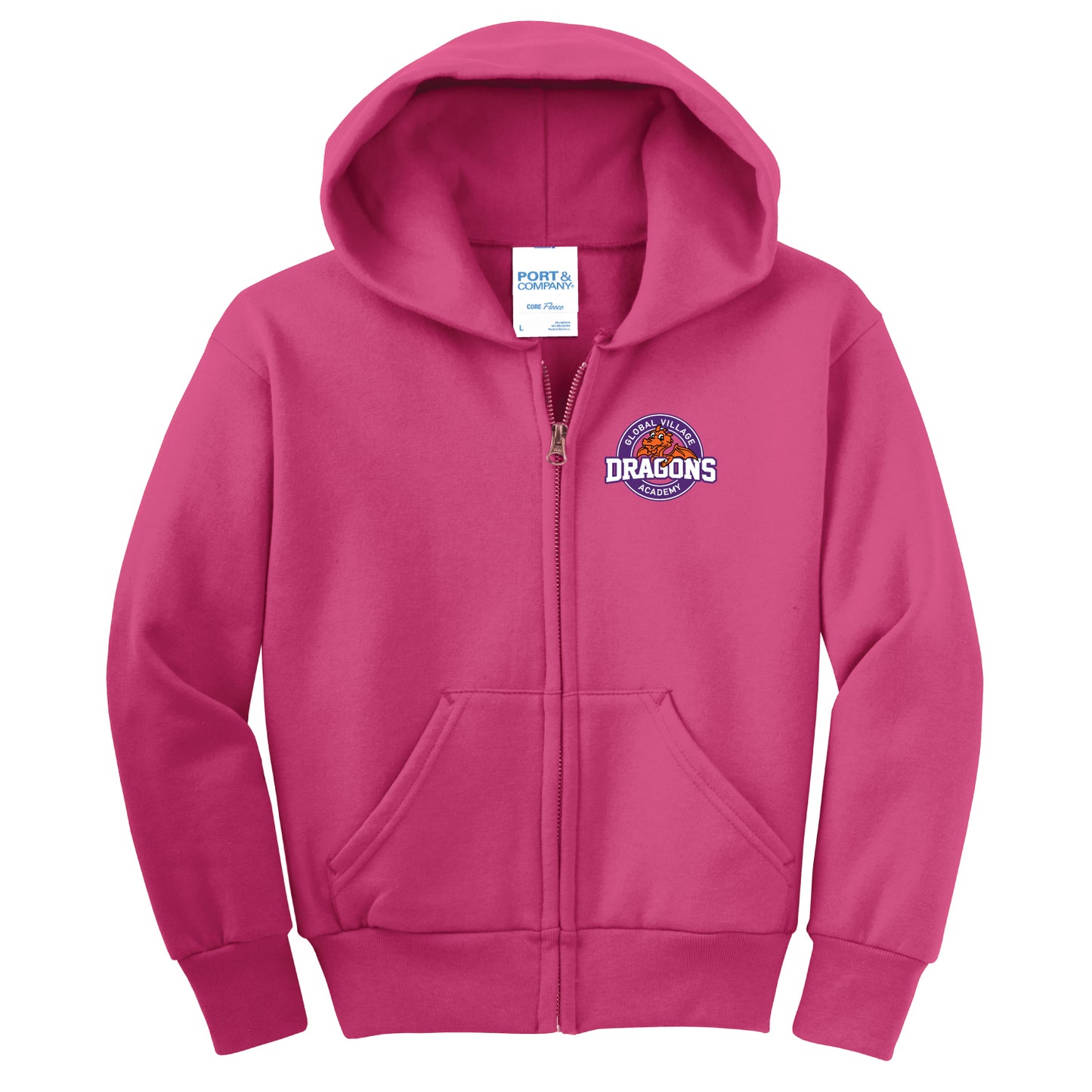 GVA Douglas Dragons Zip-Up Hooded Sweatshirt (PC90YZH)
