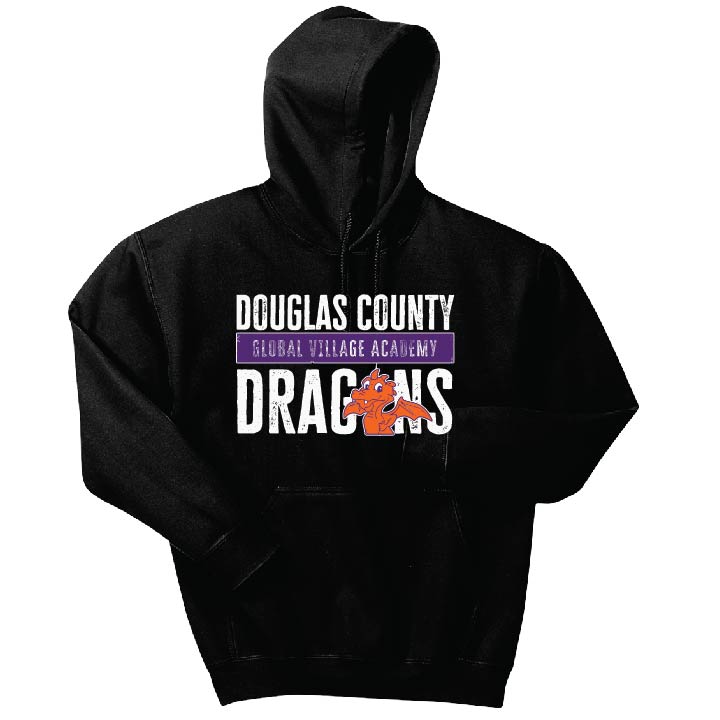 GVA Douglas Stacked Adult Hoodie (18500)