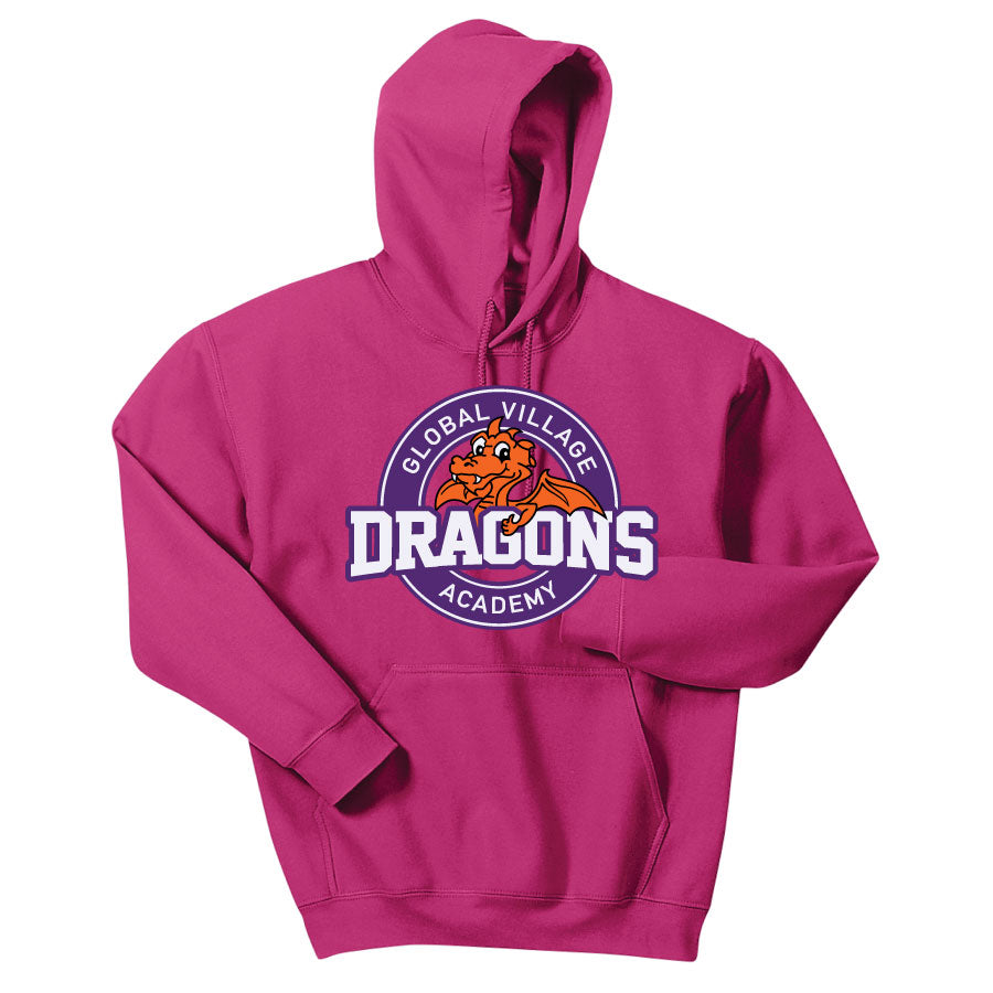 GVA Douglas Dragons Adult Pullover Hooded Sweatshirt (18500)