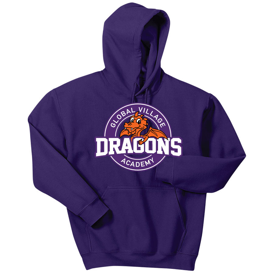 GVA Douglas Dragons Adult Pullover Hooded Sweatshirt (18500)