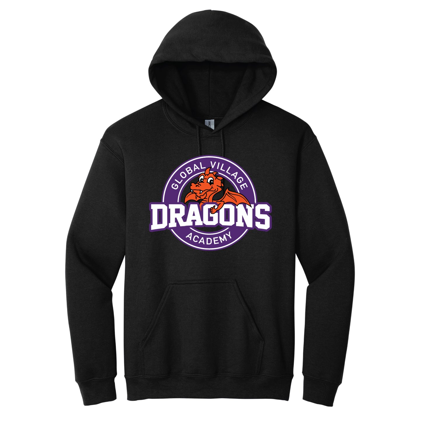 GVA Douglas Dragons Youth Pullover Hooded Sweatshirt (18500B)