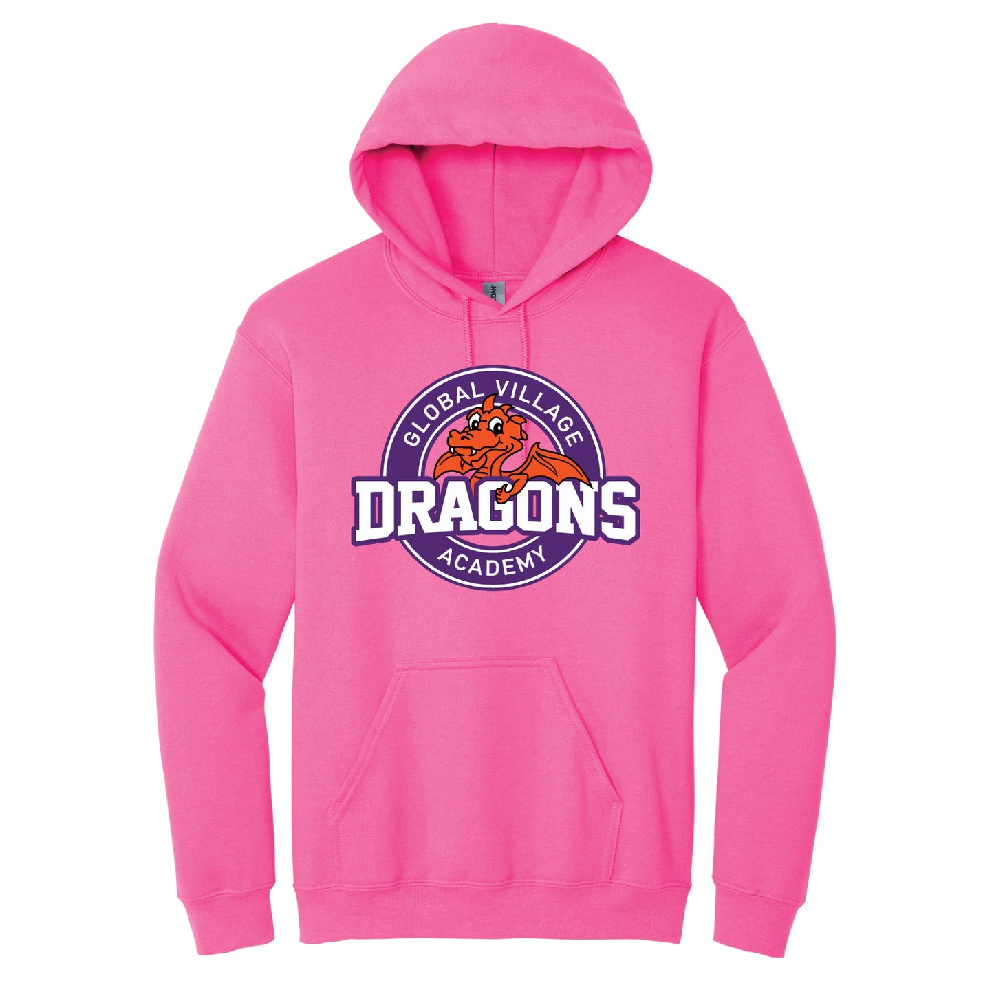 GVA Douglas Dragons Youth Pullover Hooded Sweatshirt (18500B)